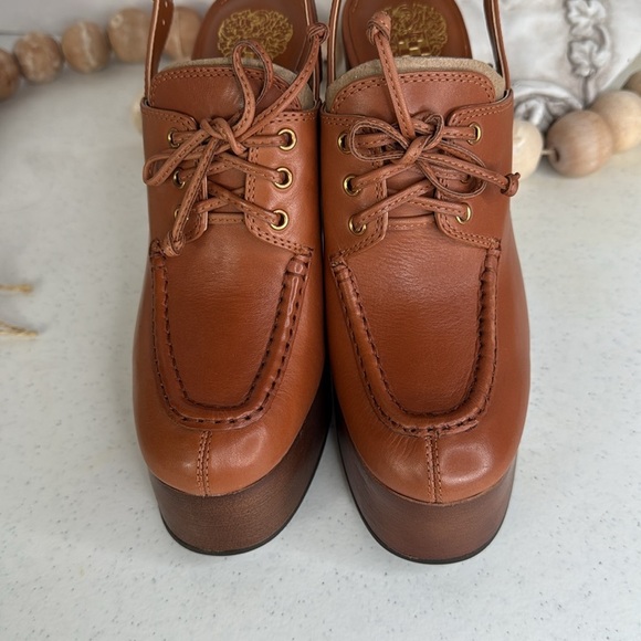 Vince Camuto Inerta Platform Pump Size 8  Warm Caramel - Picture 3 of 10